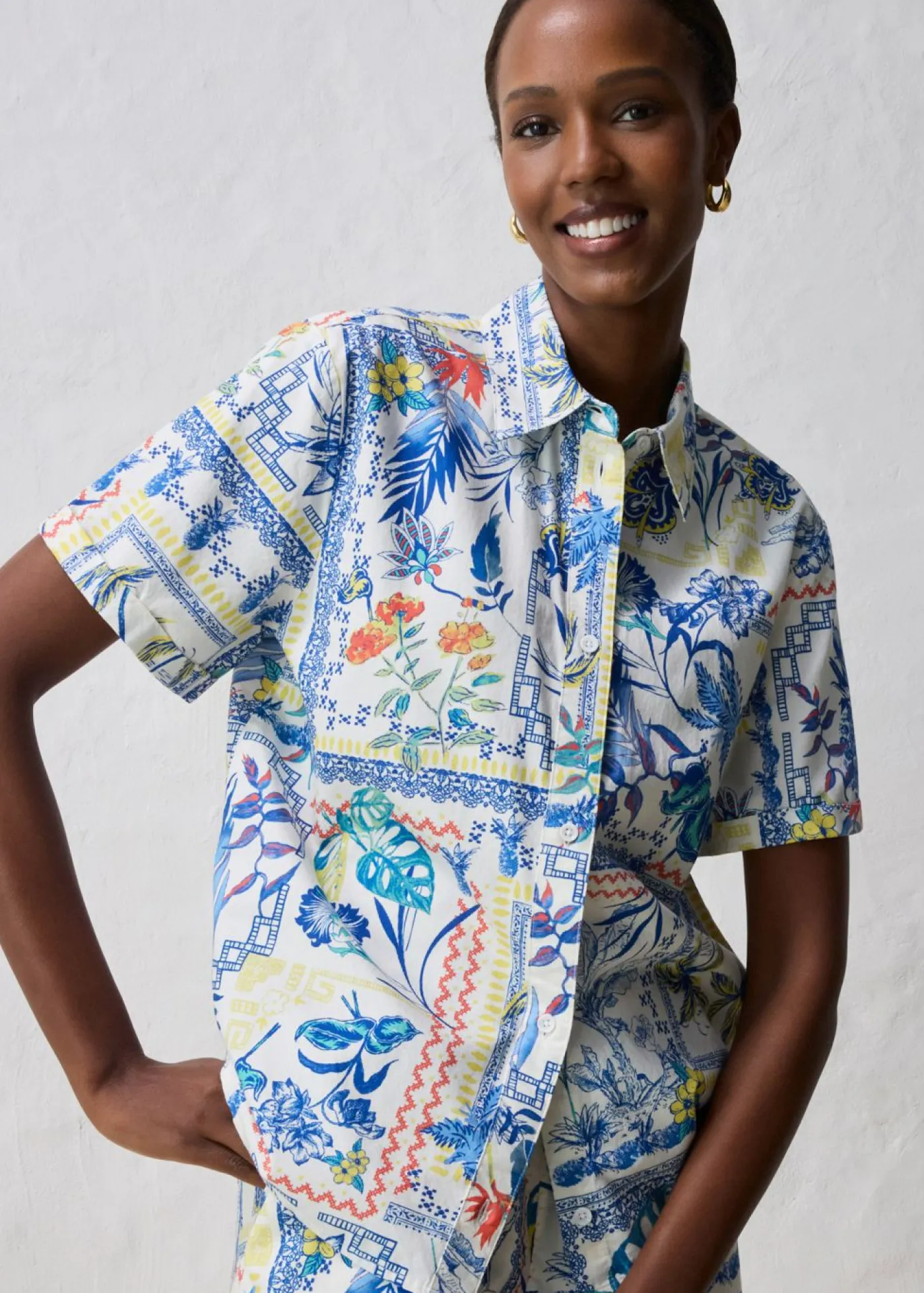 Hot Blusa con contenido de seda Mujer Premium|Camisas Y Blusas