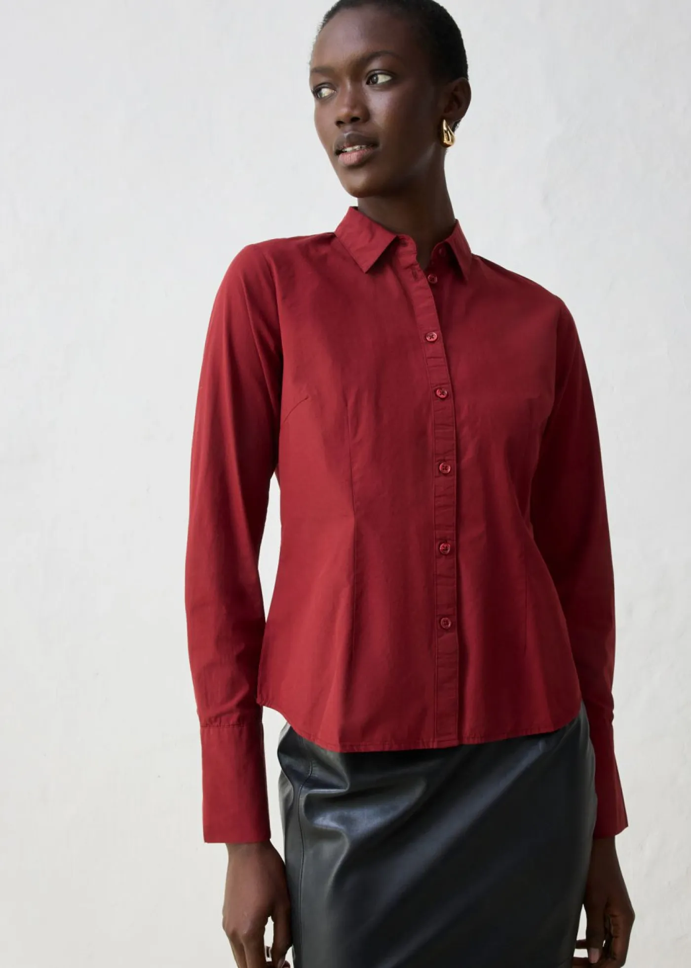 Online Blusa con contenido de seda Mujer Camisas Y Blusas