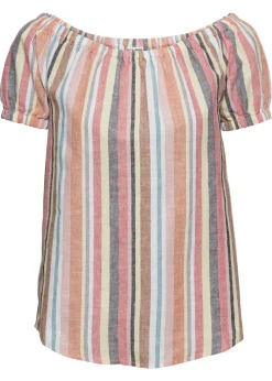 Outlet Blusa con escote bañera Mujer Camisas Y Blusas