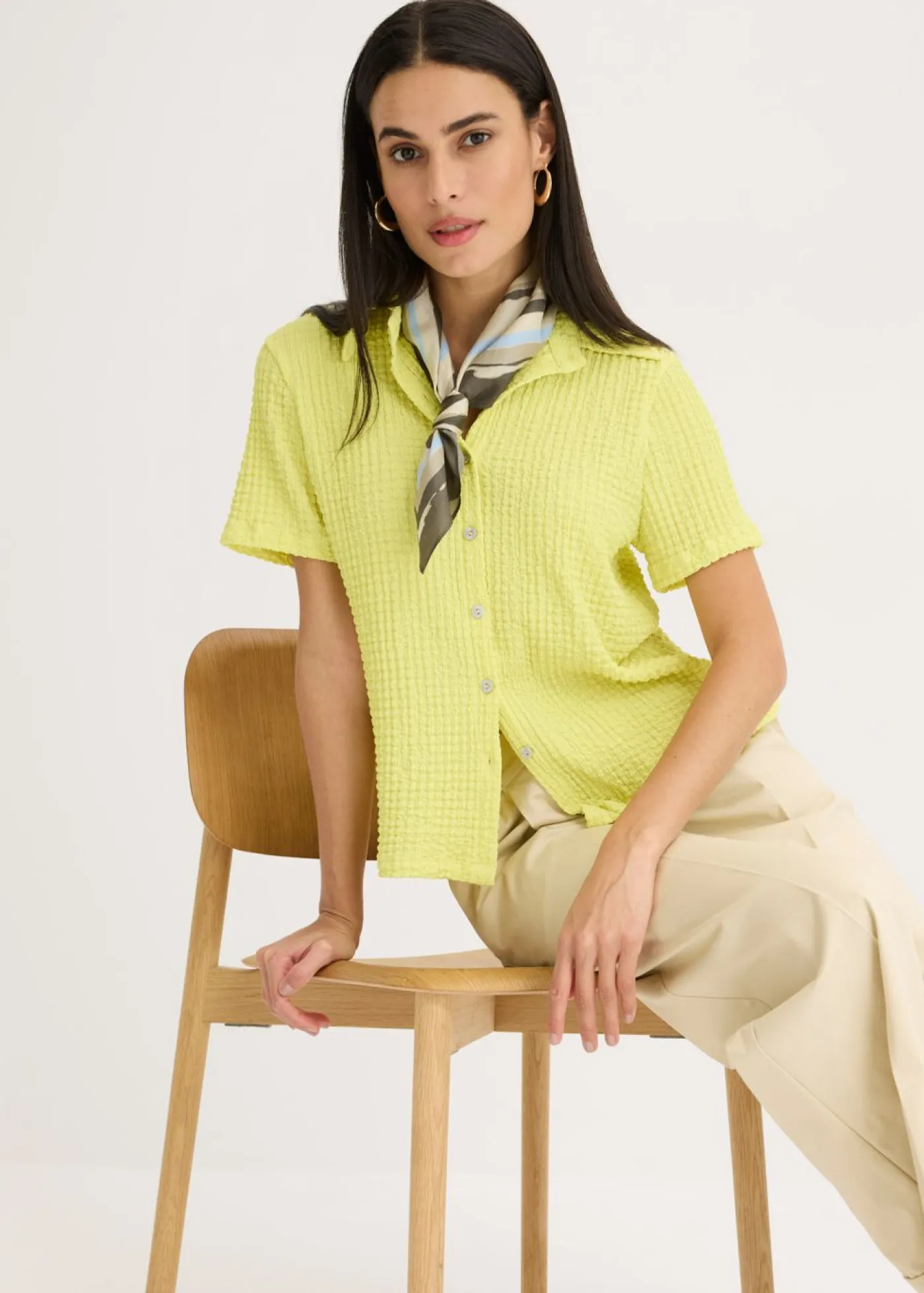 Hot Blusa con estructura Mujer Camisetas