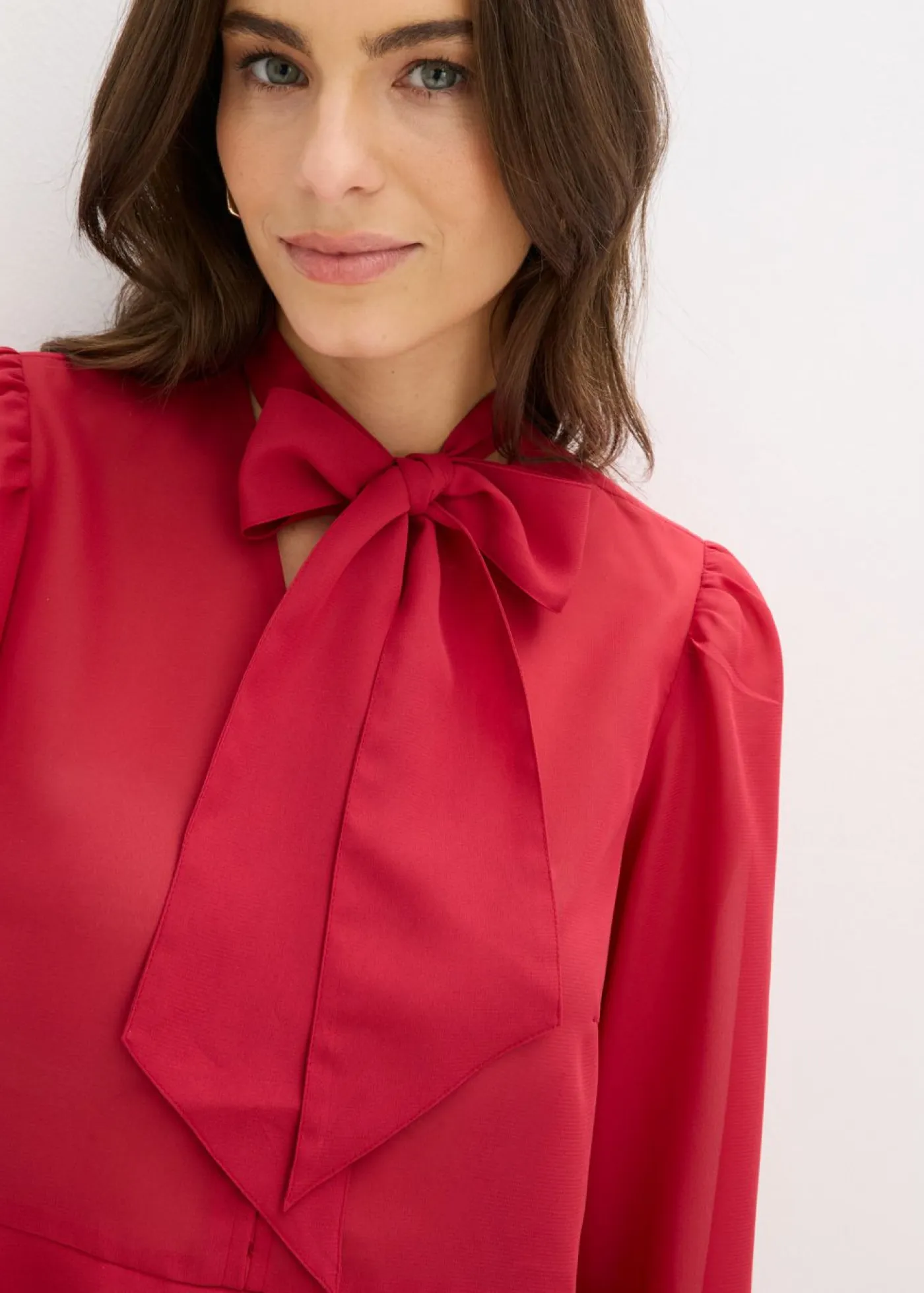 New Blusa con lazo Mujer Camisas Y Blusas|Novedades