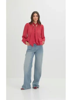 New Blusa con lazo Mujer Camisas Y Blusas|Novedades