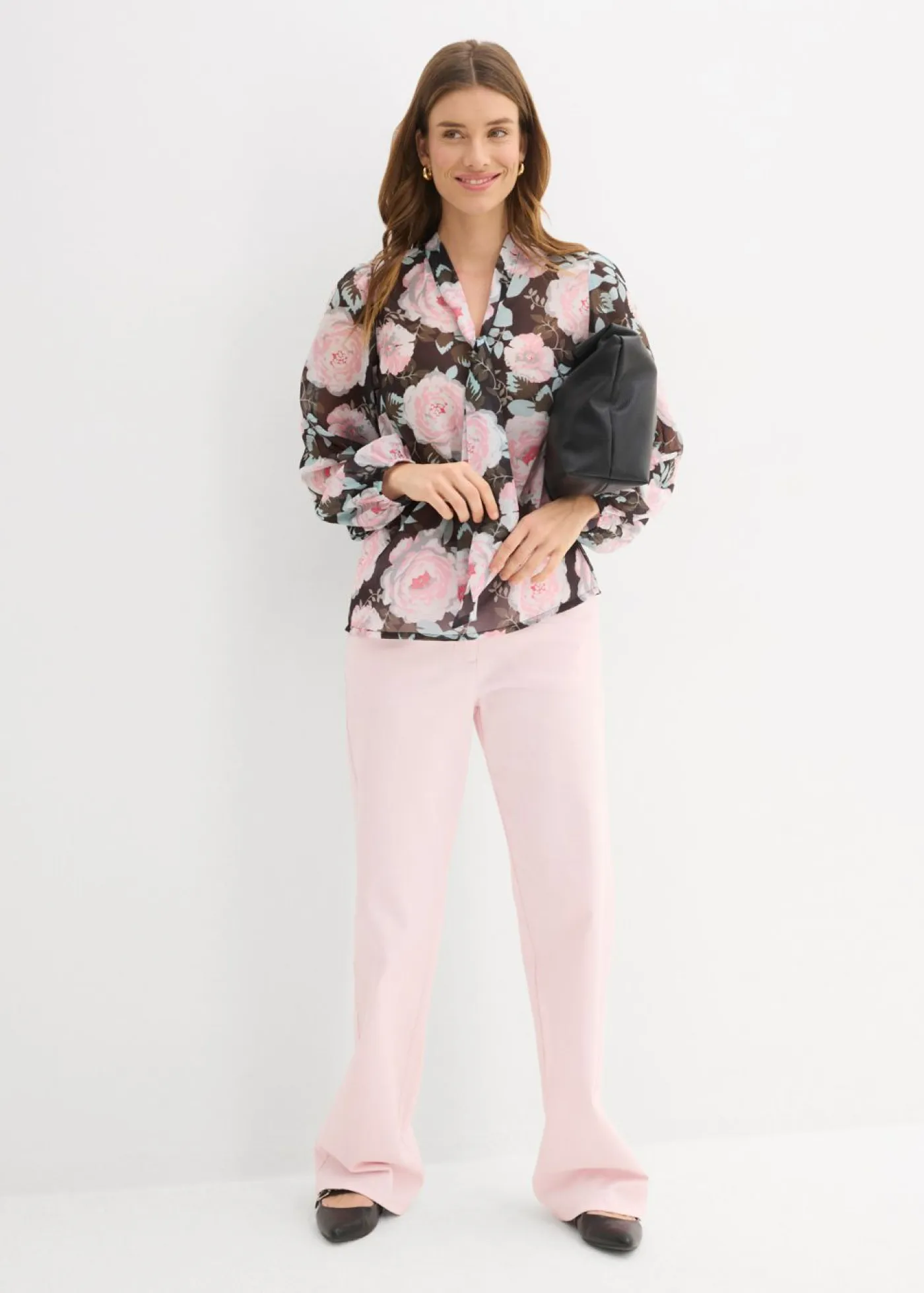 New Blusa con lazo Mujer Camisas Y Blusas|Novedades
