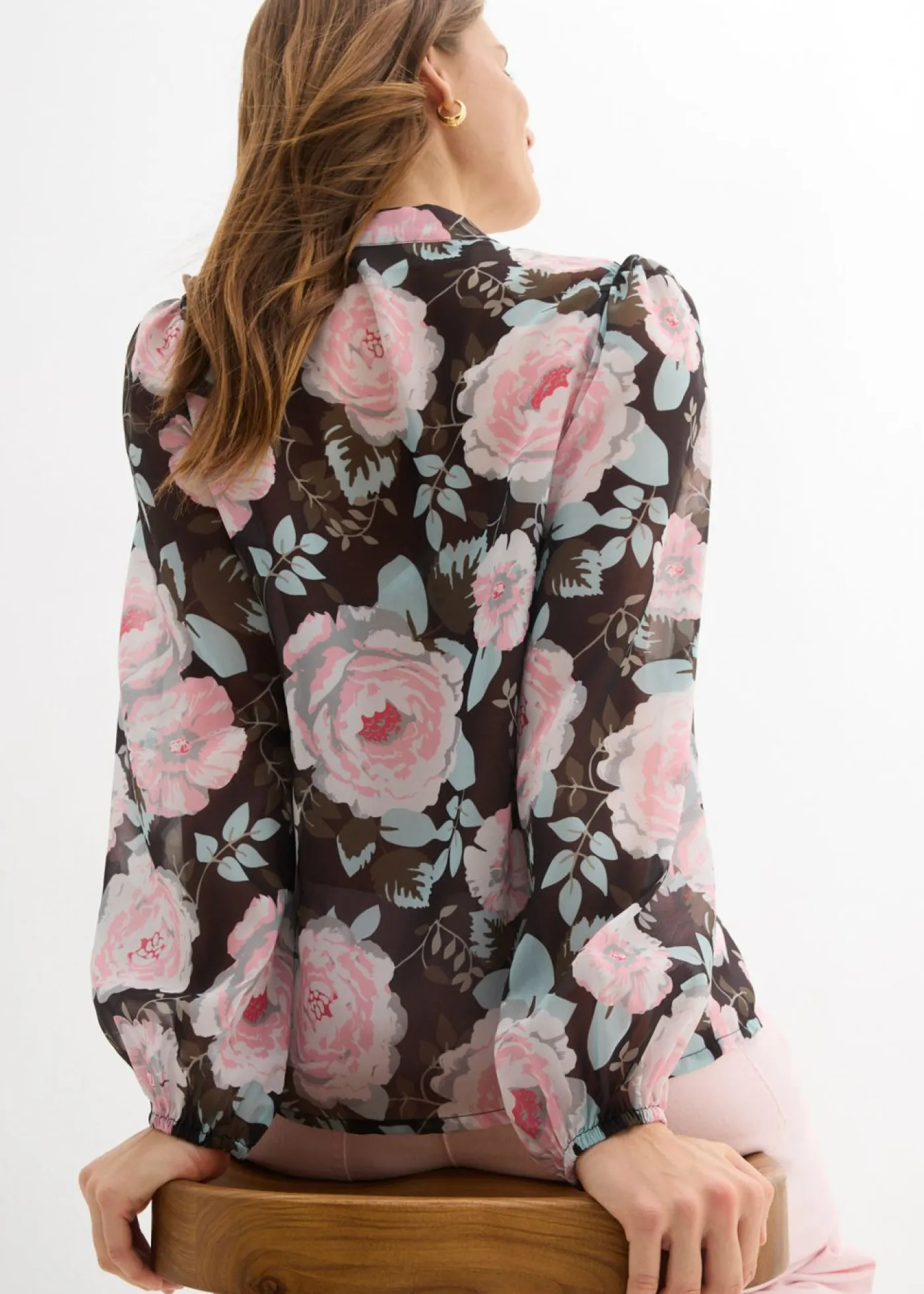 New Blusa con lazo Mujer Camisas Y Blusas|Novedades