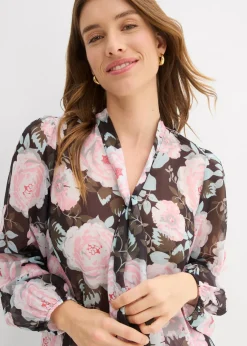New Blusa con lazo Mujer Camisas Y Blusas|Novedades