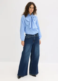 Blusa con lazo Mujer Camisas Y Blusas