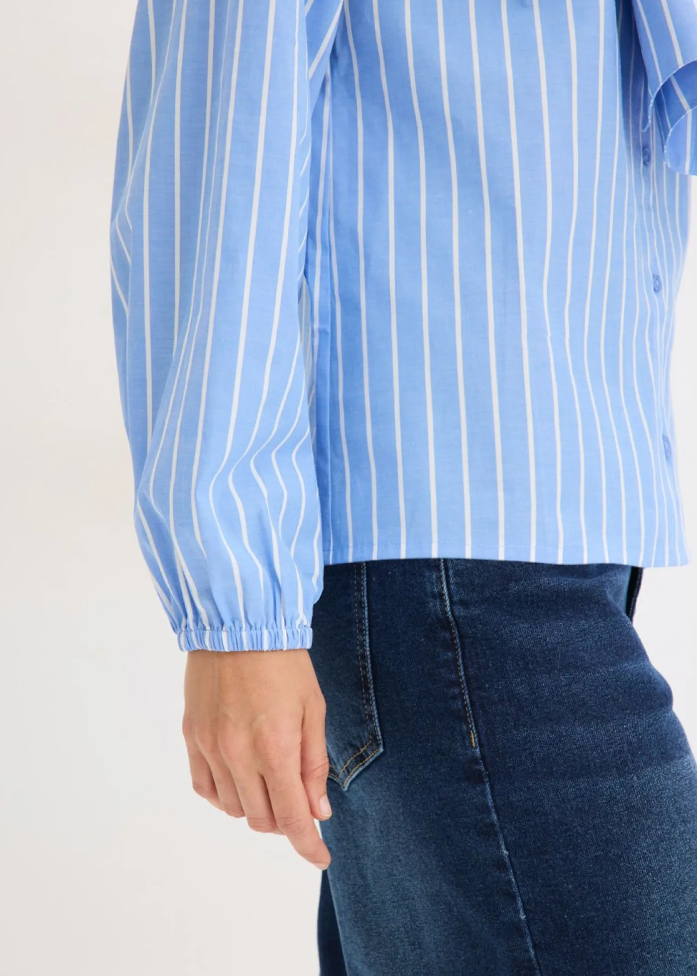 Blusa con lazo Mujer Camisas Y Blusas