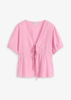 Blusa con lazos Mujer Camisas Y Blusas