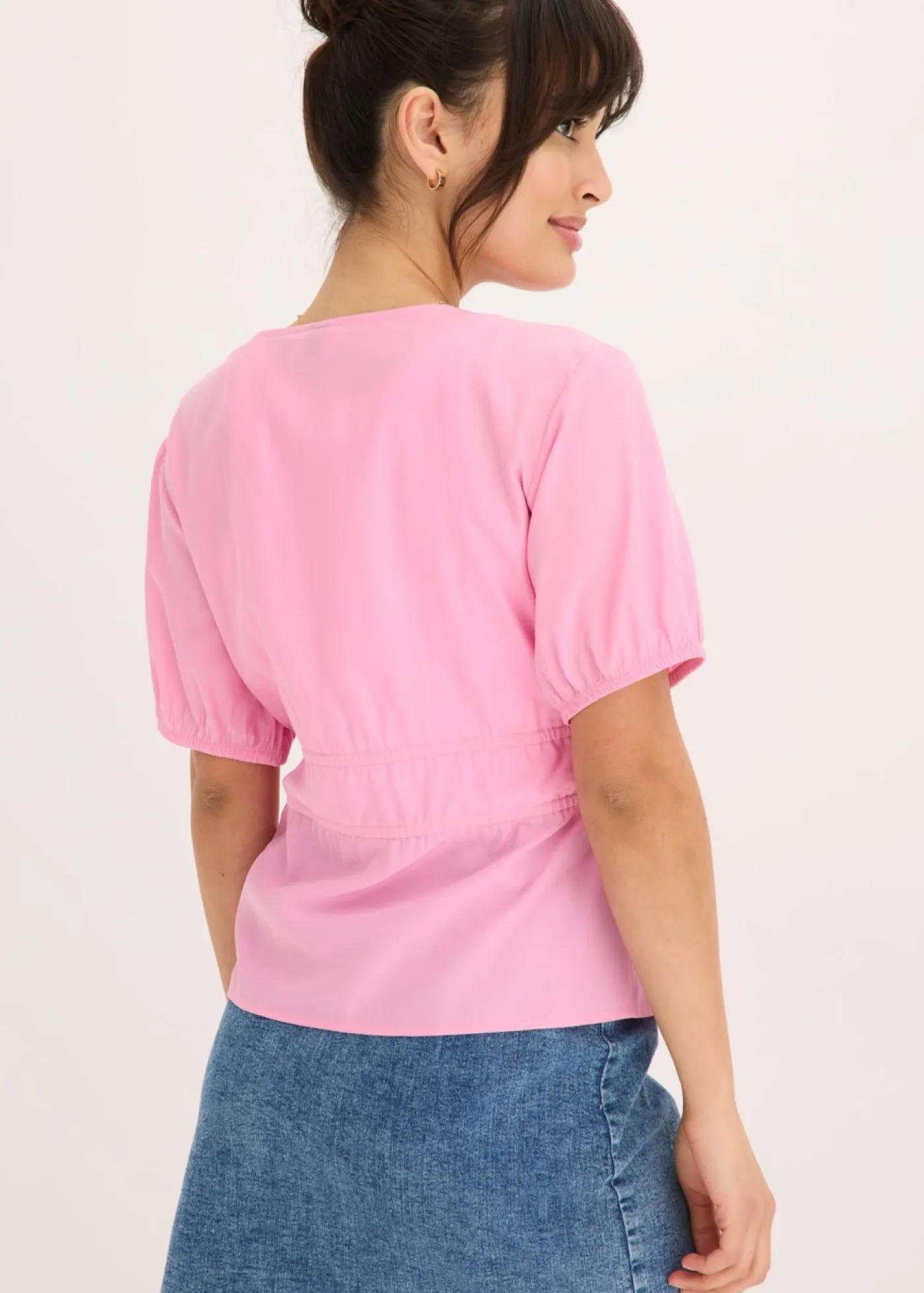 Blusa con lazos Mujer Camisas Y Blusas