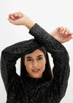 Best Blusa con lentejuelas Mujer Camisas Y Blusas