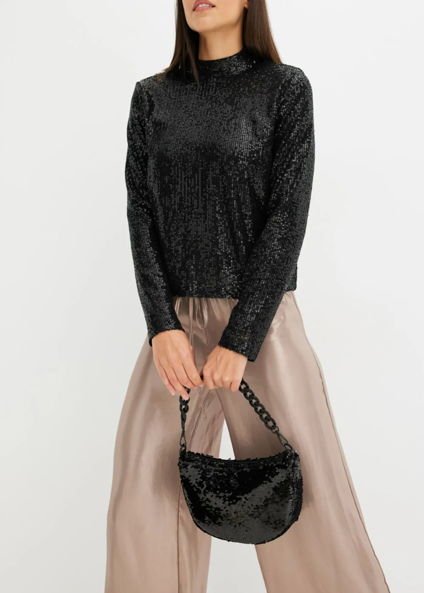 Best Blusa con lentejuelas Mujer Camisas Y Blusas