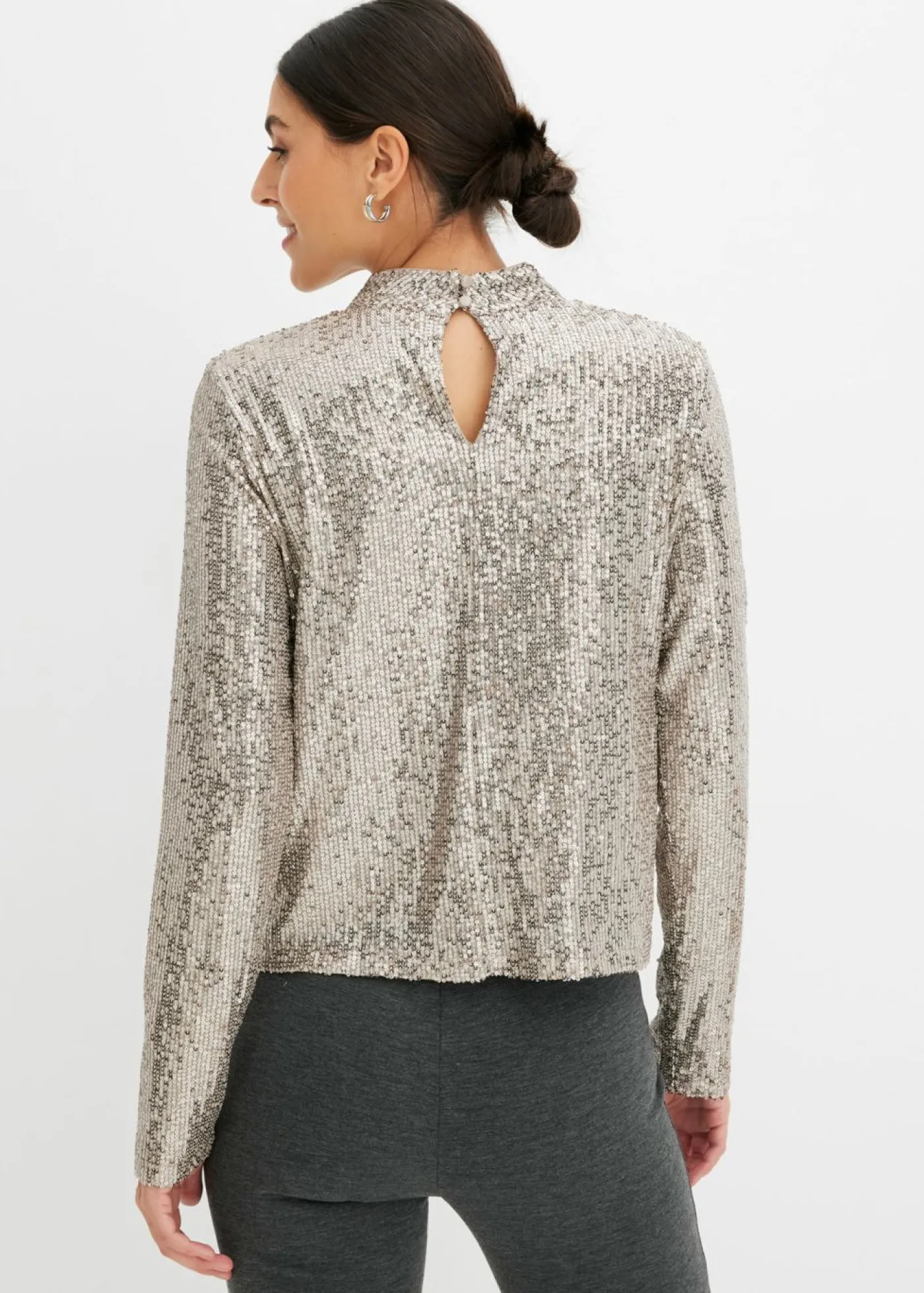 Clearance Blusa con lentejuelas Mujer Camisas Y Blusas