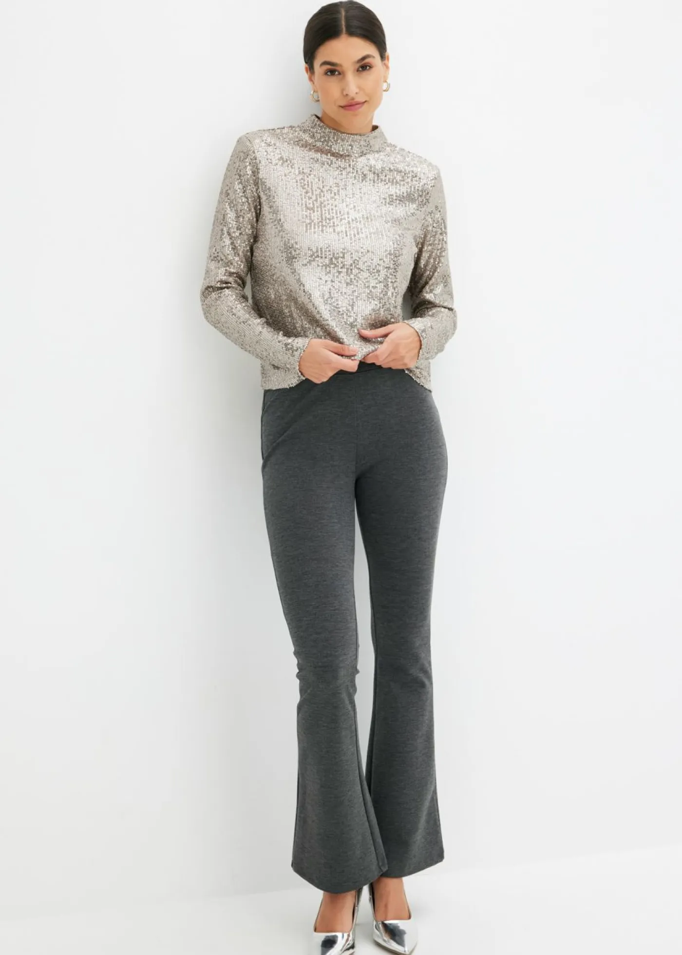 Clearance Blusa con lentejuelas Mujer Camisas Y Blusas