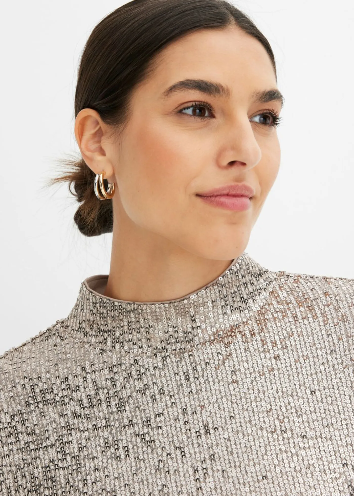 Clearance Blusa con lentejuelas Mujer Camisas Y Blusas