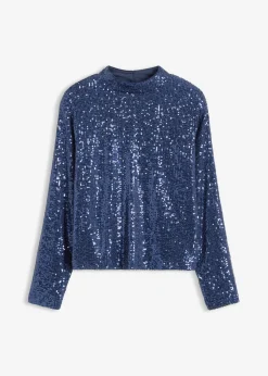 Blusa con lentejuelas Mujer Camisas Y Blusas