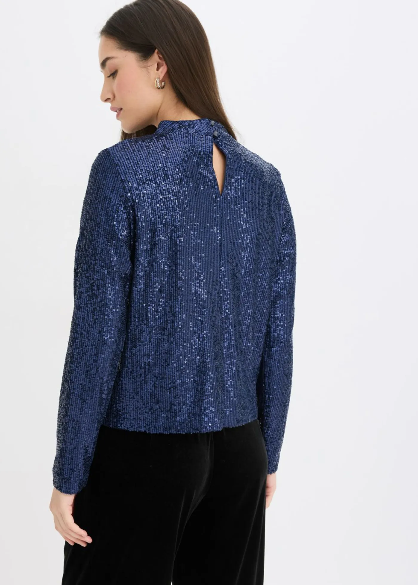 Blusa con lentejuelas Mujer Camisas Y Blusas