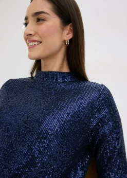 Blusa con lentejuelas Mujer Camisas Y Blusas