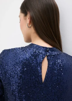 Blusa con lentejuelas Mujer Camisas Y Blusas
