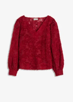 Blusa con patrón de flores estructurado Mujer Camisas Y Blusas