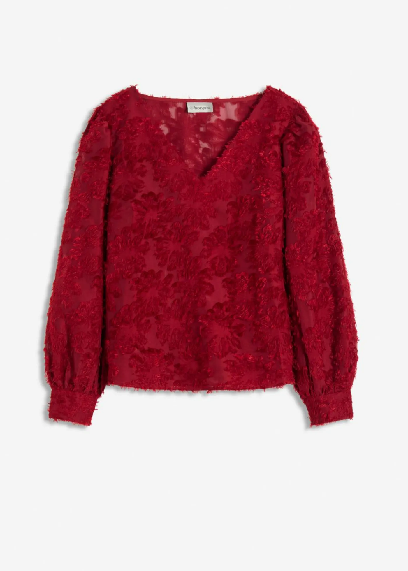 Blusa con patrón de flores estructurado Mujer Camisas Y Blusas