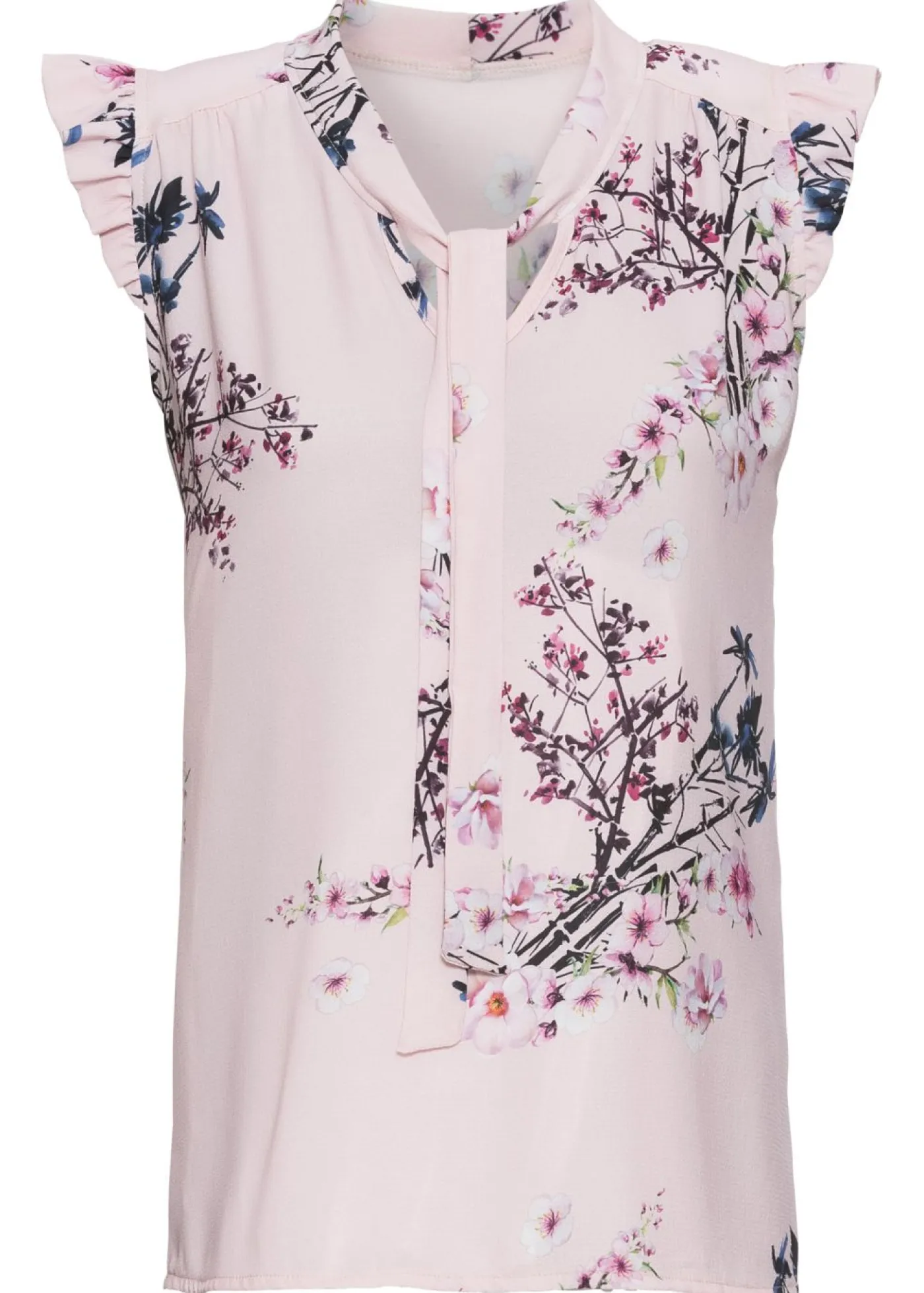 Sale Blusa con volantes en las mangas Mujer Camisas Y Blusas