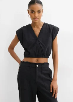 Clearance Blusa corta Mujer Camisas Y Blusas|Camisetas
