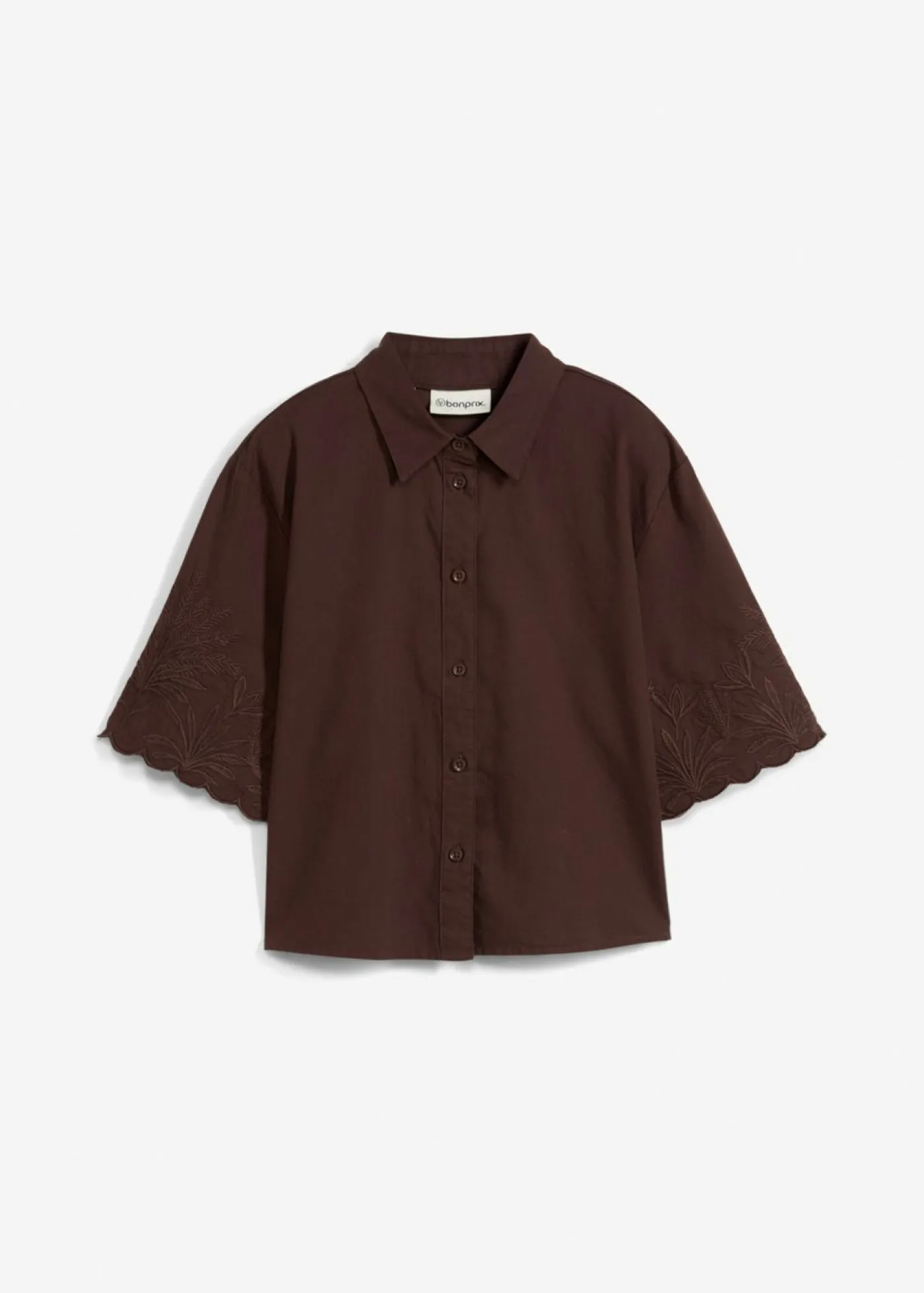 Sale Blusa corta con contenido de seda Mujer Premium|Camisas Y Blusas