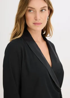 Online Blusa cruzada Mujer Camisas Y Blusas