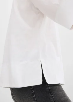 Hot Blusa de algodón orgánico puro Mujer Camisas Y Blusas