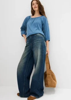 Hot Blusa de algodón orgánico puro Mujer Camisetas