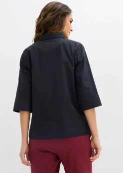 New Blusa de algodón orgánico puro Mujer Camisas Y Blusas