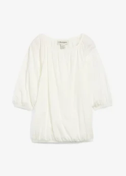 Outlet Blusa de algodón orgánico puro Mujer Camisetas