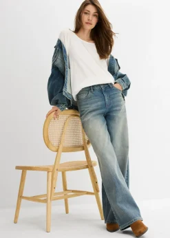 Outlet Blusa de algodón orgánico puro Mujer Camisetas