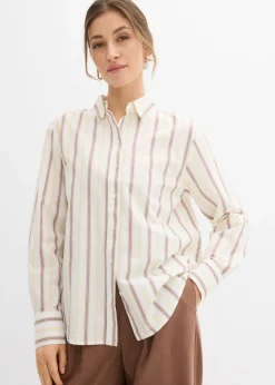 Blusa de algodón puro Mujer Esenciales|Camisas Y Blusas