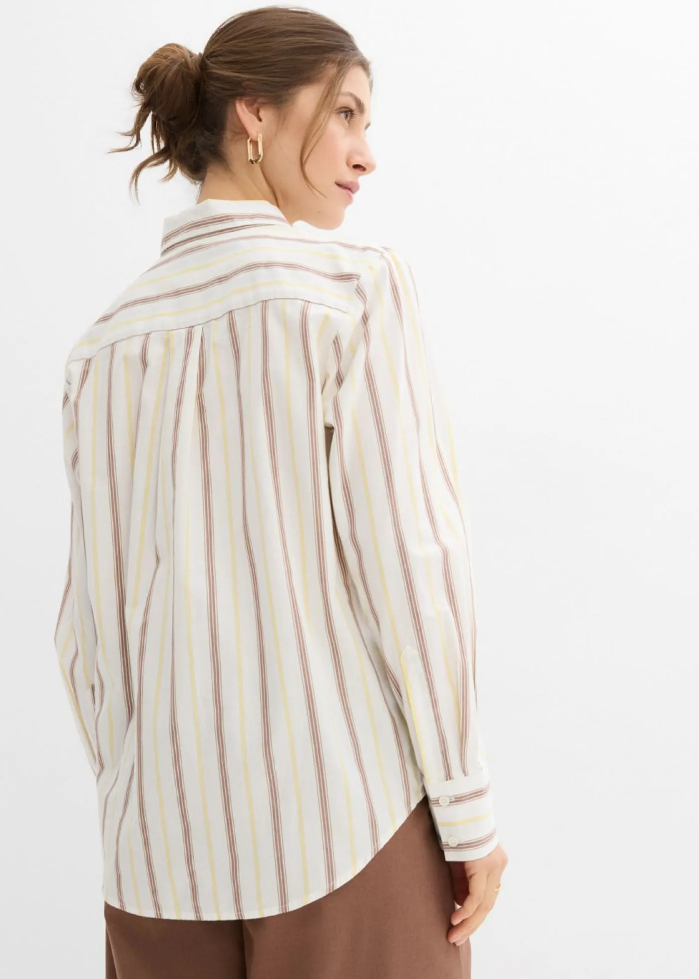 Blusa de algodón puro Mujer Esenciales|Camisas Y Blusas