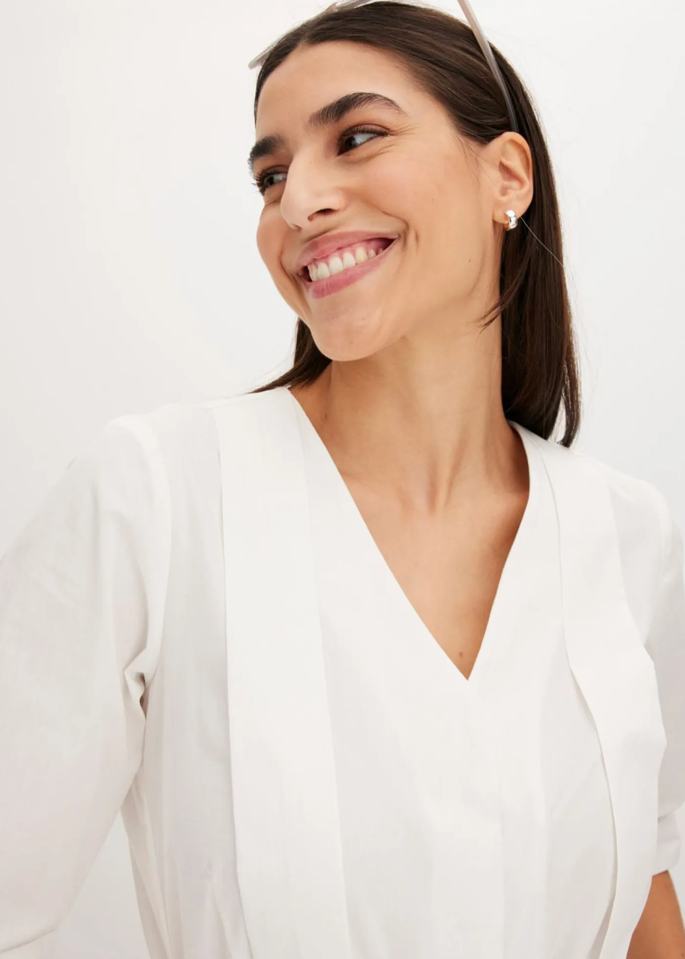Hot Blusa de algodón puro Mujer Camisas Y Blusas