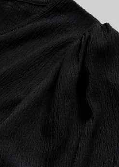 Discount Blusa de crepé estructurado Mujer Camisetas|Novedades