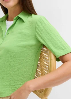 Clearance Blusa de crepé ligero con corte boxy Mujer Camisas Y Blusas
