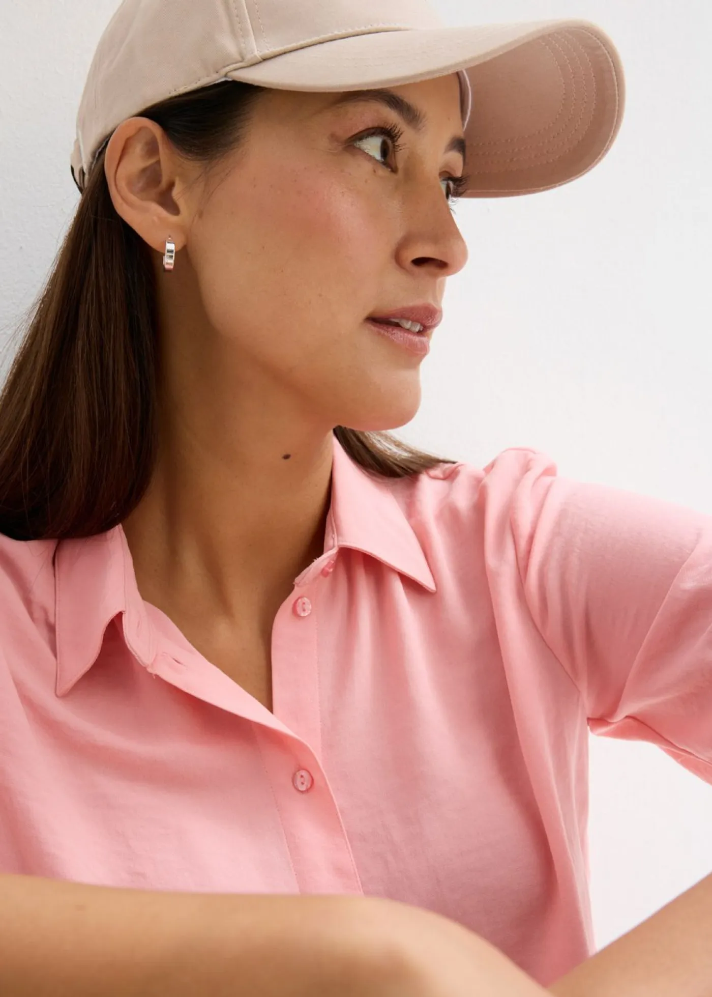 Online Blusa de crepé ligero con corte boxy Mujer Camisas Y Blusas