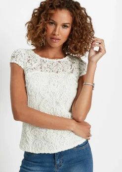 Clearance Blusa de encaje Mujer Camisas Y Blusas