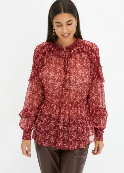 Discount Blusa de gasa Mujer Camisas Y Blusas