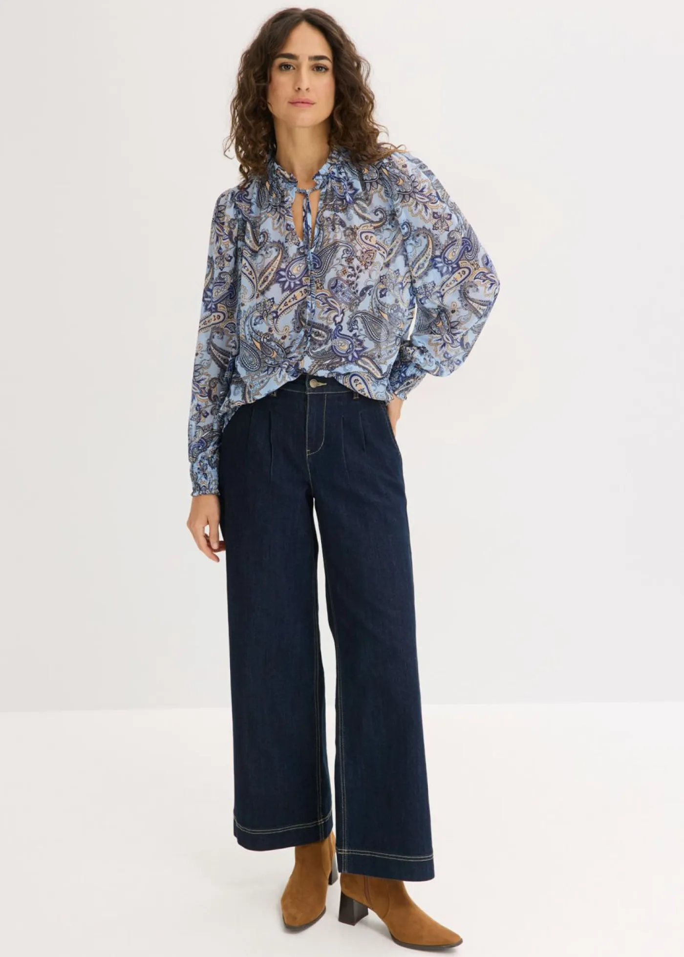 Blusa de gasa Mujer Camisas Y Blusas