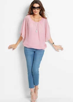 Best Blusa de gasa con camiseta interior Mujer Camisas Y Blusas|Novedades