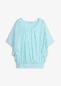 Discount Blusa de gasa con camiseta interior Mujer Camisas Y Blusas|Novedades