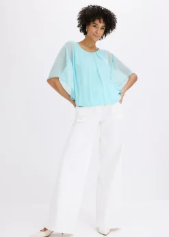 Discount Blusa de gasa con camiseta interior Mujer Camisas Y Blusas|Novedades