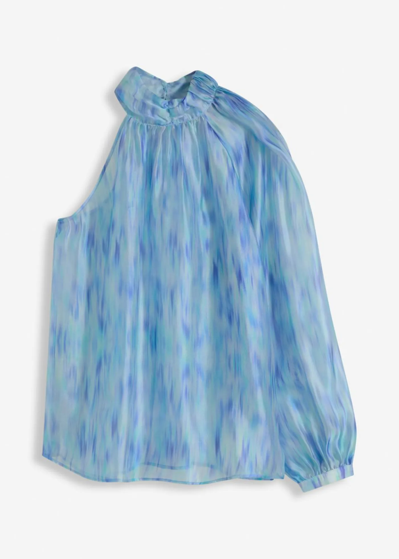 New Blusa de gasa con un hombro al descubierto Mujer Camisas Y Blusas