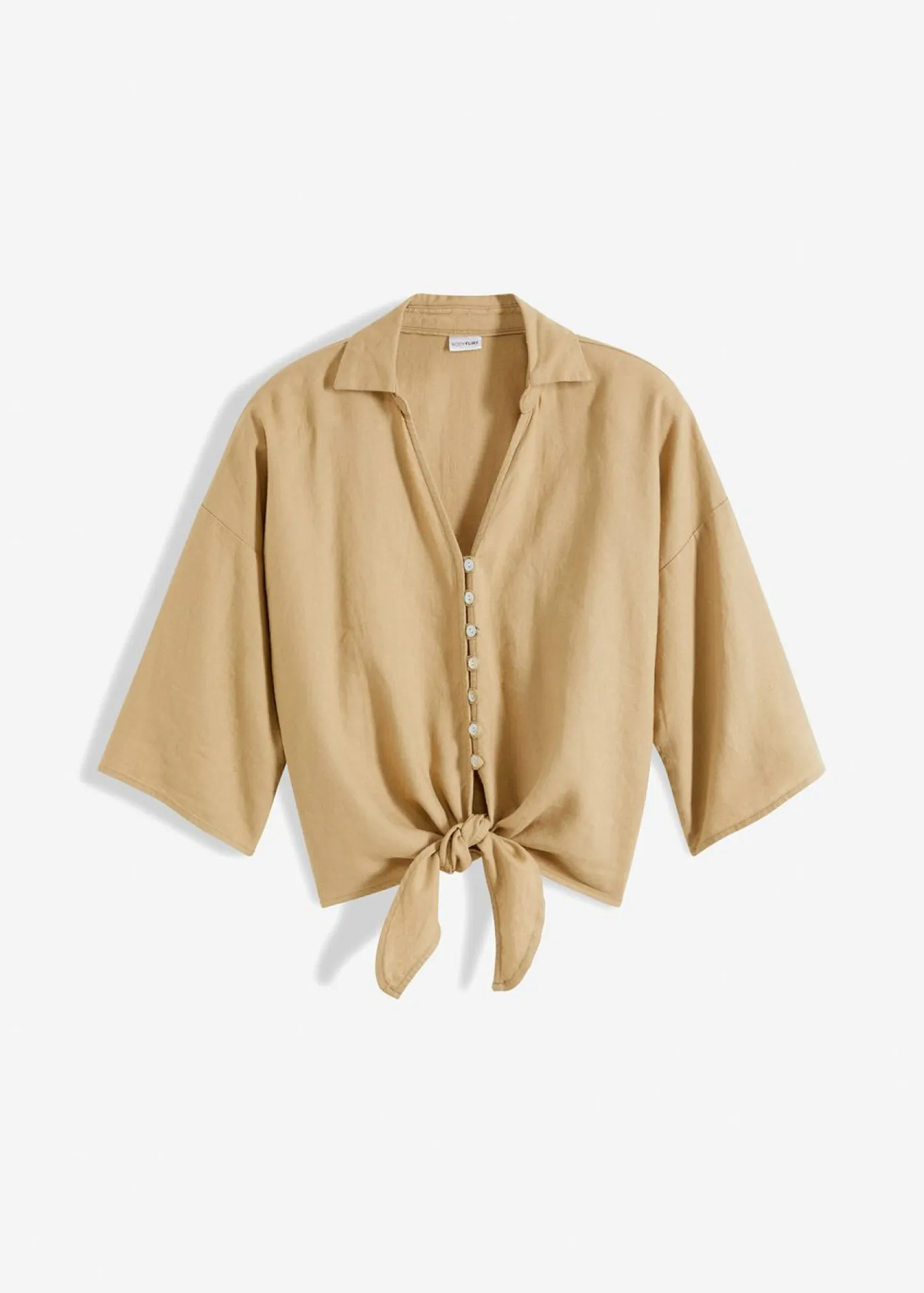 Discount Blusa de lino Mujer Camisas Y Blusas