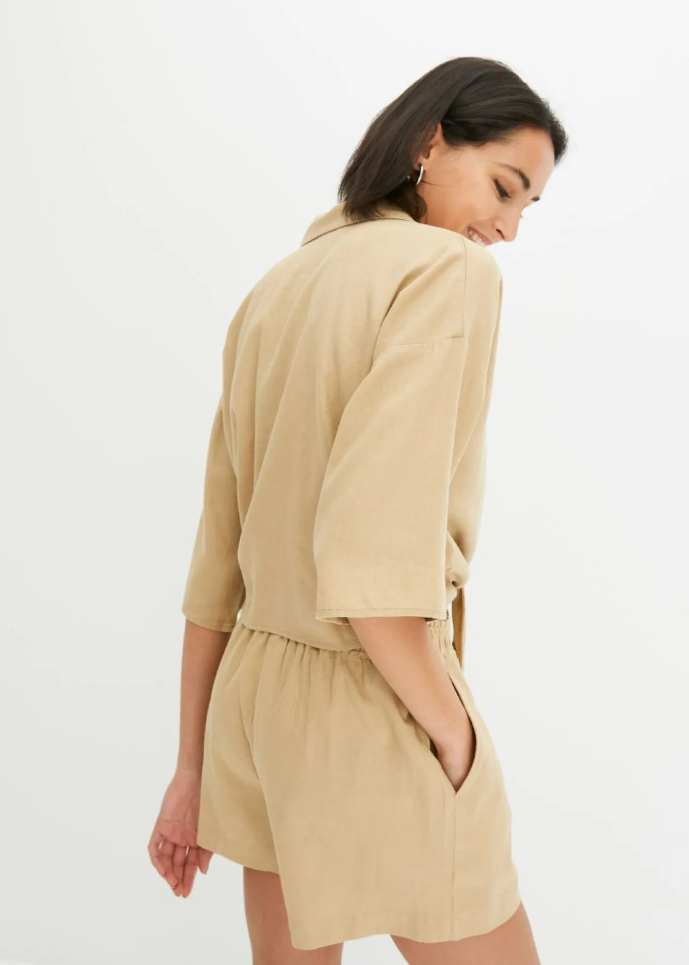 Discount Blusa de lino Mujer Camisas Y Blusas
