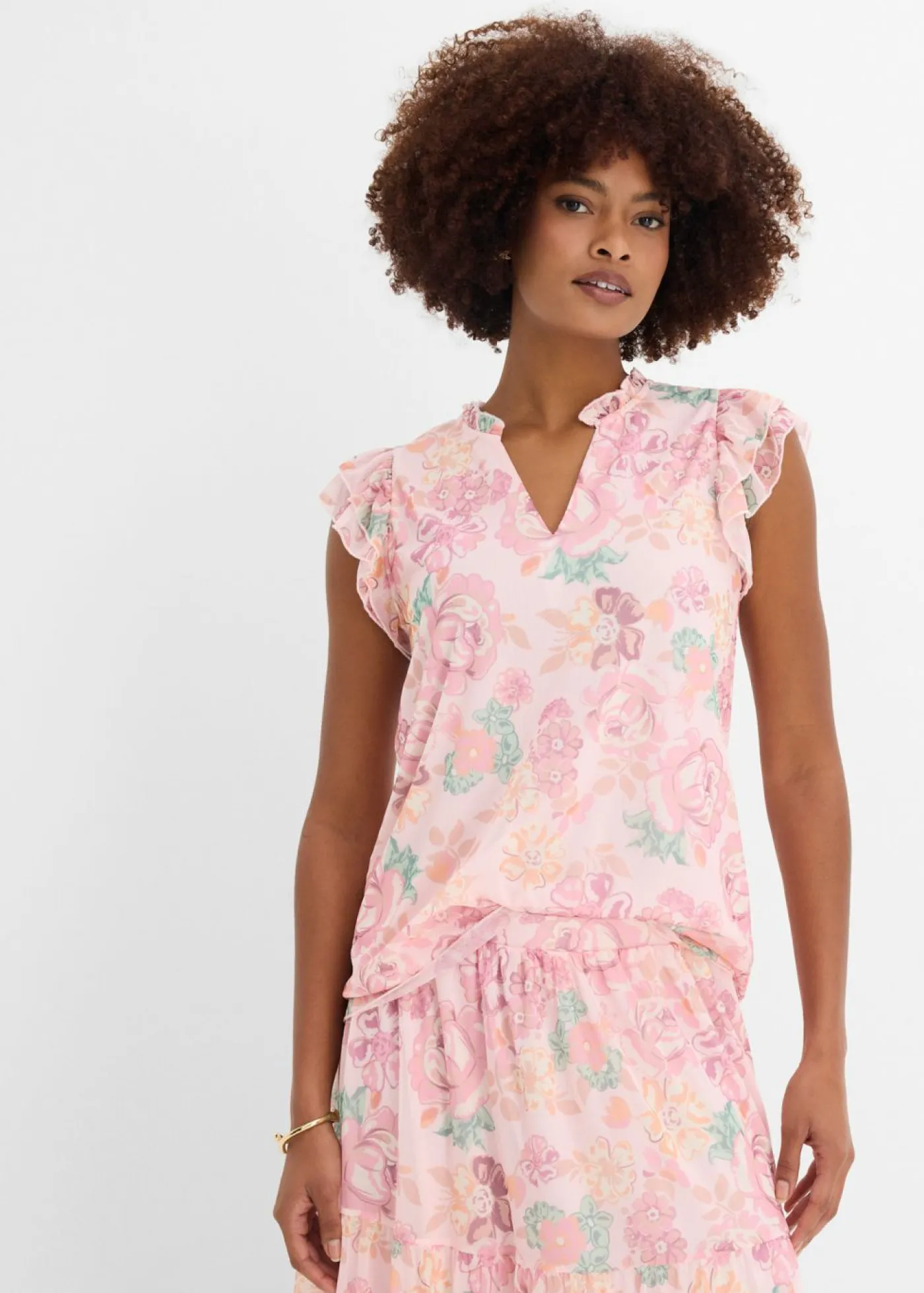 Blusa de malla suave Mujer Camisetas|Novedades