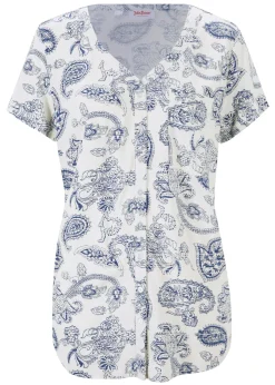Blusa de manga corta Mujer Camisas Y Blusas